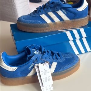 Adidas Sambae Women’s Blue and White